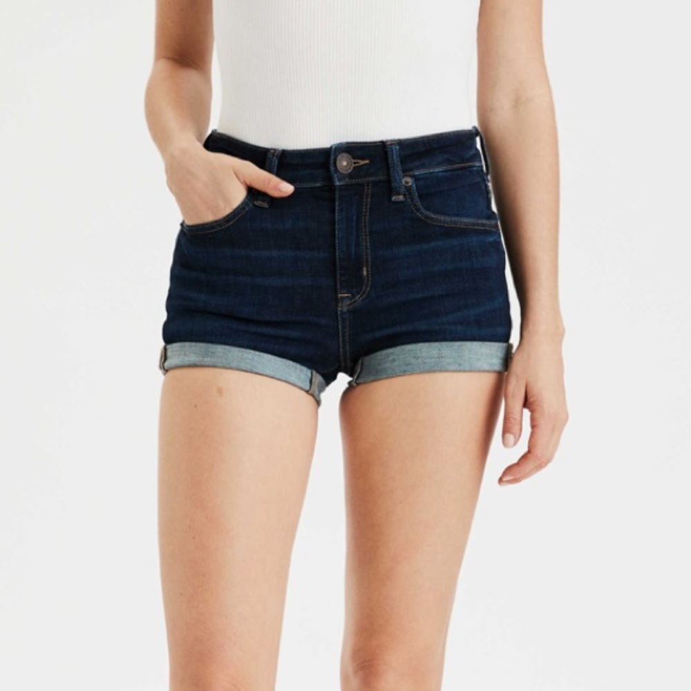 AE Ne(x)t Level High-Waisted Denim Short Short